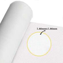 New Fowong Fly Screens For Windows 120cm X 250cm Durable Polyester Window Screen Mesh Mosquito Window Nets To Keep Bugs Out Insect Mesh Replacement Suitable For Windows Doors Or Skylights White - 120X250cm - View 3