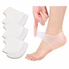 2/4/6pcs Gel Heel Protectors, Prevent Blisters Heel Sleeves, Silicone Heel Caps And Ankle Protectors, Relieve Heel Pain And Cracked Heels, For Men And Women