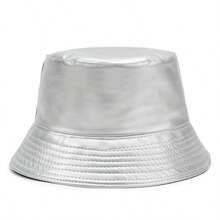 女士 PU 皮革渔夫帽，复古小檐帽，春秋通用