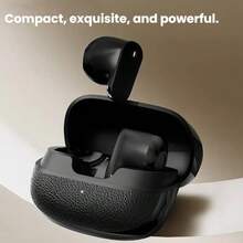 Lenovo Tai nghe Bluetooth EA150 bán nhét tai 5.4 mini tay cầm ngắn cảm biến không khí đeo được trò chơi thể thao chế độ kép phù hợp với Apple Huawei Xiaomi HD gọi thời lượng pin dài màu đen - màu đen - Xem 6