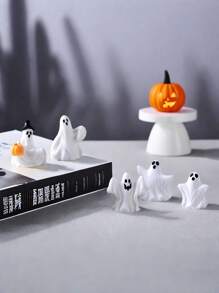 Joivida 1 Set Halloween Creative Ghost, Demon, Pumpkin, Witch Miniature Decorations, DIY Home Center Decor, Bedroom Cabinet Decor, Halloween Party Decoration, Halloween Holiday Gift Home Decor Halloween Decor Fall Decor Room Decor Autumn Decor