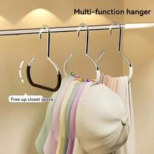 Fashionable Metal Hat Storage Set - Easy-To-Install Wall-Mounted Storage Box Suitable For Baseball Caps, Scarves, Belts, A Multifunctional Storage Solution - Wardrobe Decoration, Durable Plastic Structure, Practical Hooks - 1件 - 查看 1