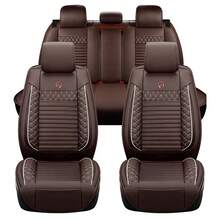 Cobear 5seats Car Seat Covers PU Leather Waterproof Car Seat Cushions Car Seat Protector Full Set Front Seats Rear Seat Covers Universal Fit Most Cars 001