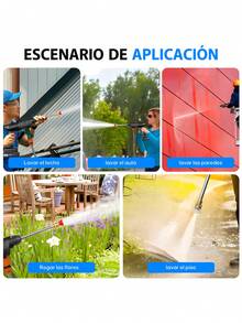 Portable Cordless Electric Pressure Washer Gun - US A Type Plug(110-127V) - View 3