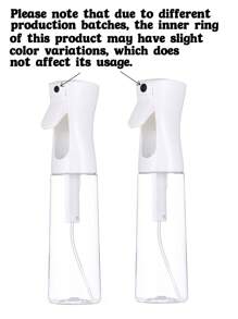 1pc Hairdressing Spray Bottle 5ml/200ML/300ML High-Pressure Continuous White Automatic Air Pressure Ultra-Fine Spray Bottle,Hair Tools,Hair Products And Accessories For Barber Salon Beauty Travel Essentials