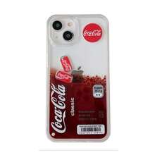 Funda de lujo para iPhone carcasa rígida CocaCola edición limitada diseño exclusivo protección total teléfonos Apple modelos compatibles case premium - transparente - Ver 1