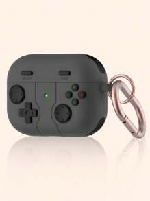 液态硅胶防震厚耳机保护壳适用于 Pro 2 和 4 - 灰色 - 查看 2