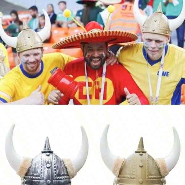 Halloween Demon Horns, Pirate, Viking, Roman Warrior, Samurai Hats And Helmets, Masquerade Party Accessories