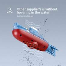 Submarino eléctrico mini a control remoto 2.4G, juguete para jugar en el agua, submarino nuclear de acuario, color accesorio aleatorio, para niños