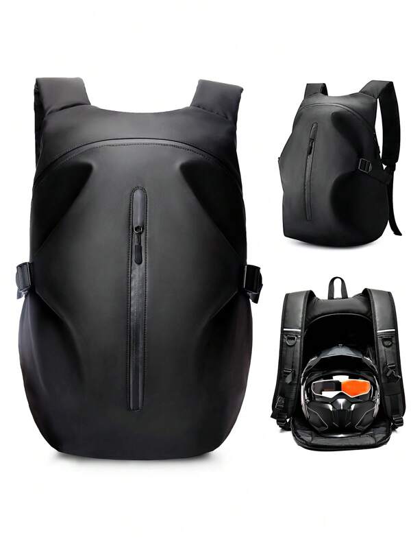Motorcycle Backpack, Anti Theft Camping Hiking Backpack Basketball Sports Training Backpack Men Backpack For Travel For Clothes, Large Capacity School Bag Travel Bag Computer Backpack For Men, Waterproof Helmet Backpack For Men, Motorcycle Brigade Equipment Motorcycle Accessories,Travel Backpack Riding Backpack