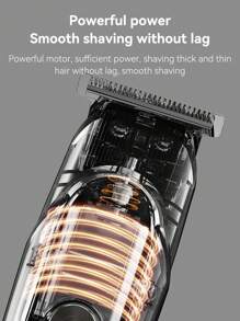 5合1理发器套装，数字显示电动理发器，剃须刀头可调节，雕刻功能，多功能电动理发器