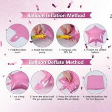 مجموعة بالونات قلب شكل رقم وردي مخصصة، مناسبة لحفلات عيد الميلاد، الزفاف، استحمام الطفل، عيد الحب، حفلة عروس العزوبية، حفلة عيد ميلاد بموضوع الريشة، ديكور خطوبة العروس، ديكور عيد ميلاد الأطفال، مناسبة لعيد الميلاد، الذكرى السنوية، رأس السنة الجديدة، استحمام الطفل، التخرج، الخطوبة، وحفلات الزفاف