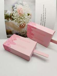 KEXINGYIYI 1/10pcs Ice Cream Shape Gift Boxes, Suitable For Gift Packaging Birthday Wedding Party Favors - Multicolor - View 8