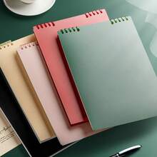 A5/B5/A4 Flip Up Loose-Leaf Notebook,60 Sheets,Detachable Horizontal Line Inner Page Notepad,Waterproof PP Cover,60 Pages,Office And School Supplies - Multicolor - View 10