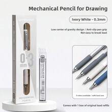 Languo New Metal Machanical Pencil Painting Mechanical Pencil Soft Mian Pen Holding Active Pencil Special For Junior And Senior High School Students To Learn Drawing And Daily Writing Back School Pencil,For School Supplies,Back To School - one-size - View 20