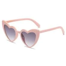 1/5 pezzi Occhiali a forma di cuore alla moda - Realizzati in materiale policarbonato - Disponibili in nero e bianco - Personalizzabili con pennarelli a olio colorati per il fai-da-te - Accessori da matrimonio, oggetti fotografici