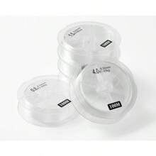 KONMAY - Alambre de pesca transparente, línea de pesca de nailon monofilamento, hilo invisible para colgar adornos, decoraciones, manualidades, arco de globos, abalorio y joyería - Conjunto - Ver 12