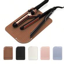 Hot Styling Tool Mat, Universal Size Hair Straightener And Curling Iron Heat-Resistant Mat For Storage And Travel, Hot Styling Tool Mat, Heat Resistant Silicone Hair Styling Mat Storage Heat Insulation Pad For Hair Straighteners, Flat Irons, And Curling Irons, Protect Your Hair Styling Tools With This Non-Slip Silicone Heat Insulation Pad For Restaurant Hotel Commercial