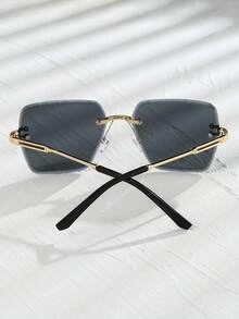 1 Cặp kính thời trang nữ không gọng hình học, gọng kim loại, kiểu dáng châu Âu và Mỹ, phù hợp cho mọi dịp. - Nhiều màu - Xem 3