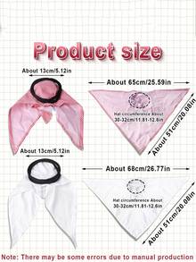 1 件宠物帽子和围巾服装，派对装饰，角色扮演，照片，可爱猫咪帽子，适合中型猫、小兔子和小型犬，不适合体重超过 33 磅的宠物 - 彩色 - 查看 4