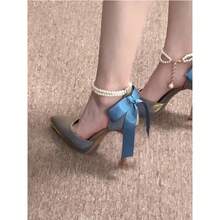 Women Pumps - 藍色7cm - 查看 7