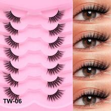 10 Pasang Bulu Mata Palsu Set Lengkap, Bulu Mata Gaya Rusia, Bulu Mata Lengkung D Lembut Mirip Mink, Bulu Mata Panjang Gaya Mata Kucing, Bulu Mata Tebal Alami, Ekstensi Bulu Mata Bervolume, Alat Makeup Penting untuk Perjalanan - Hitam - View 10