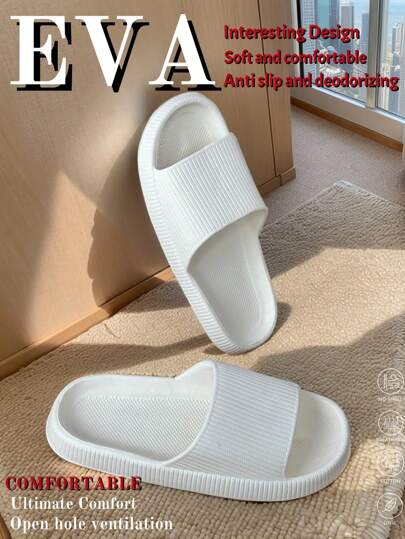 أحدث صنادل المنزل الرجالية البسيطة والأنيقة، مناسبة للاستخدام اليومي والتعدد الوظيفي. الأربطة الكثيفة قابلة للتنفس، ناعمة ومريحة. مصنوعة من مادة الإيفا المُصممة خصيصًا لمنع الانزلاق، والرائحة، والحماية من البكتيريا، والتجفيف السريع | وسادة قوية | مناسبة للارتداء على الشاطئ/في الأماكن المفتوحة / غرفة النوم، الحمام، إلخ. نعال رجالية ونسائية للأزواج