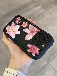 1 chiếc ốp lưng điện thoại TPU chống sốc họa tiết hoa ly hồng tối giản, tương thích với iPhone 16 Pro Max/15 Plus/14/13/12/11/8P/XS Max, Galaxy S24 Ultra/S23FE/S22/S21/S20/A52S/A15/A03. Chống nước, chống rơi vỡ và chống trầy xước. Phiên bản quốc tế, không phải phiên bản nội địa. - Nhiều màu - Xem 4