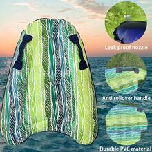 Aufblasbares, faltbares Schwimmboard mit Griff für Strand, Schwimmbad, Wassersport, Strandutensilien, Strandaccessoires - Verschiedenfarbig - Übersicht 12