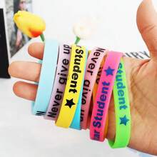 hoojojo 5pcs/Set Gelang Warna-warni, Gelang Penghargaan Siswa, Penghargaan Siswa Berprestasi, Perlengkapan Kembali ke Sekolah - MultiWarna - View 9