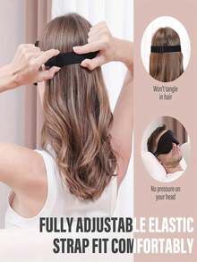 1Pc Ultra Soft 3D Sleep Eye Mask, 100% Blackout, Blindfold Sleeping Eye Mask, Smooth Eye Mask For Sleeping, Sleep Aid Eye Mask, Travel Sleep Eye Mask, Nap Eye Mask - Perfect For Travel And Napping Travel Accessories - Multicolor - View 8