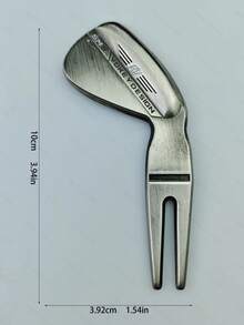 Golf Green Fork, Zinc Alloy Golf Pitch Mark Tool - Perfect For Men's Golf - Suitable For Valentine's Day, Thanksgiving, Christmas, And Halloween - Non-Magnetic