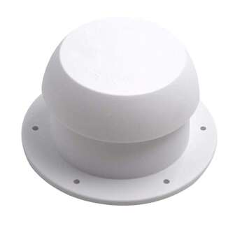 Tappo di sfiato rotondo per camper, testa a fungo rotonda, testa a fungo montata sulla parte superiore per accessori per camper (bianco)