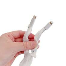 1pc Fashionable Colorful Crinkled Chiffon Data Cable Protector Sleeve With Rhinestones, Compatible With Apple Type-C & Android Cables Nan Charger Accessories Phone Accessories - Multicolor - View 7