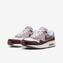 Zapatillas deportivas Nike Air Max 1 para mujer, con amortiguación y comodidad, para uso casual y running, DZ3307-112 - Pasta de frijoles rojos - Ver 1