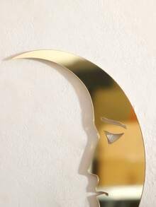 1件金色新月墙饰 - 亚克力材质，家居装饰，星空主题，客厅装饰，卧室装饰，节日装饰，壁挂式摆件，特殊场合的理想礼物，时尚家居装饰，通用尺寸 - 彩色 - 查看 7