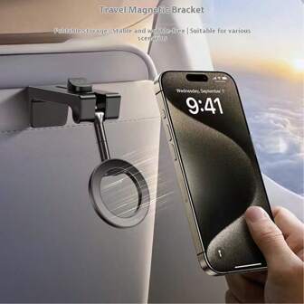 Supporto portatile per telefono rotante a 360 gradi per viaggiare, supporto da scrivania pieghevole per live streaming e guardare serie TV