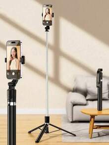 Selfiestick & Tripod Head - Black - View 2