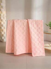 A Solid Color Flower Baby Quilted Quilt, Baby Blanket Baby Quilt Cover Blanket, Baby Portable Blanket When Going Out, Kindergarten Baby Quilt Cover, Available In All Seasons, Machine Washable - Multicolor - View 11