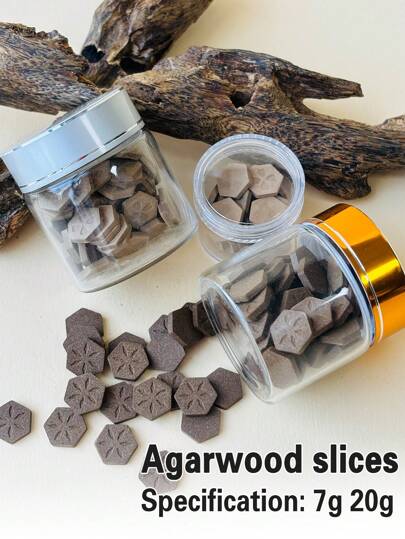 7克/20克天然沉香片，车载香氛片，优质沉香，不含化学添加剂，适用于家居、室内净化、疗愈、芳香疗法、冥想、睡眠、瑜伽、茶室、办公室香氛，馈赠亲友佳品