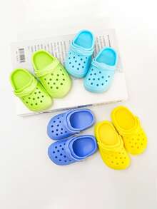 2 chiếc/1 đôi giày xốp mini thiết kế cổ điển cho mèo và chó Phụ kiện chụp ảnh thú cưng Đồ chơi dễ thương và vui nhộn cho thú cưng nhỏ Giày cho chó con Phụ kiện hoạt hình Giày mini dễ thương - Nhiều màu - Xem 9