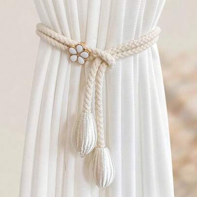 1/2 chiếc dây buộc rèm màu xanh ô liu, nhiều màu sắc để lựa chọn, thích hợp để cố định và trang trí rèm cửa, quà tặng sinh nhật và tốt nghiệp.