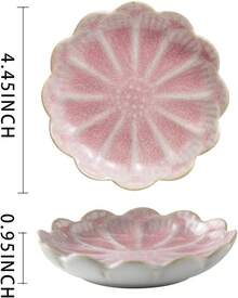 Jewelry Dish, Flower Shape Ring Dish, Pink Earring Tray, Cute Jewelry Holder, Bowl, Flower Pink - 粉紅色花 - 查看 4