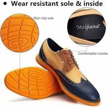 Men's Oxford Shoes Dress Shoes Men's Lightweight Lace-Up Fashion Shoes-20256688 - 多彩-02 - 查看 6