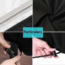 1 Piece Of Black Furniture Cover, Made Of Oxford Fabric, Durable And Rainproof, Suitable For Outdoor Courtyards And Indoor Furniture Dust Covers, Making Furniture Cleaner And Tidier. Garden Furniture Protection: Oxford Fabric, Sun Resistant Sofa Cover, Durable Outdoor Furniture Cover, Garden Furniture Protection Fabric, Sun Resistant Sofa Cover