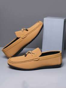 男士休闲乐福鞋，韩版时尚，百搭驾车鞋，Old Money Chic 秋季