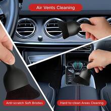 11pcs Auto Windshield Cleaning Kit With 6 Reusable Microfiber Pads, 2 Spray Bottles, Extendable Handles - Green, Popular Auto Cleaning Essential - 紅色 - 查看 7