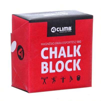 KIT 2 Magnésio Bloco De Magnésio Chalk Block 56g Cross Training Calistenia 4Climb