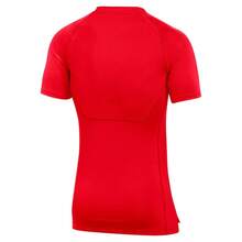Nike Mens Pro Fitted Compression Short Sleeve Training Tee Shirt - Red - View 2