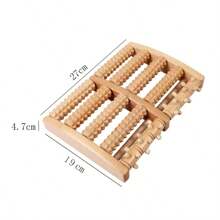 1PC Wooden Foot Roller Wood Care Massage Reflexology Muscle Relax Relief Massager Spa Gift Anti Cellulite Foot Massager Care Tools For Foot Leg Stress Relief - Multicolor - View 4